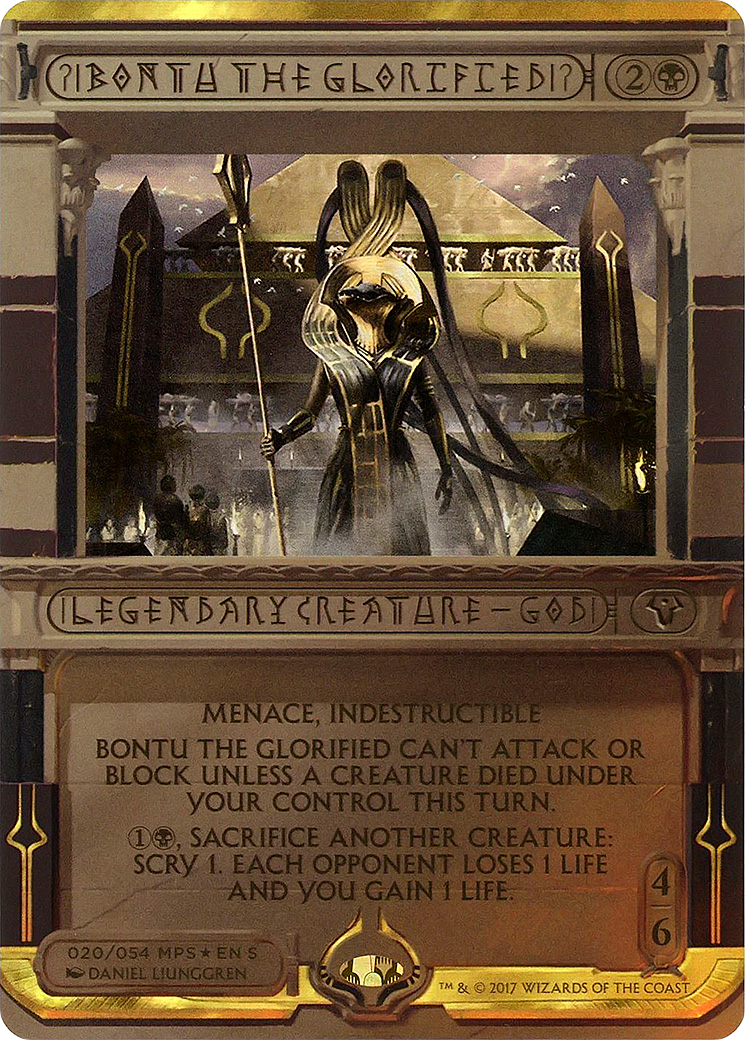 Bontu the Glorified (020) Foil - Amonkhet Invocations