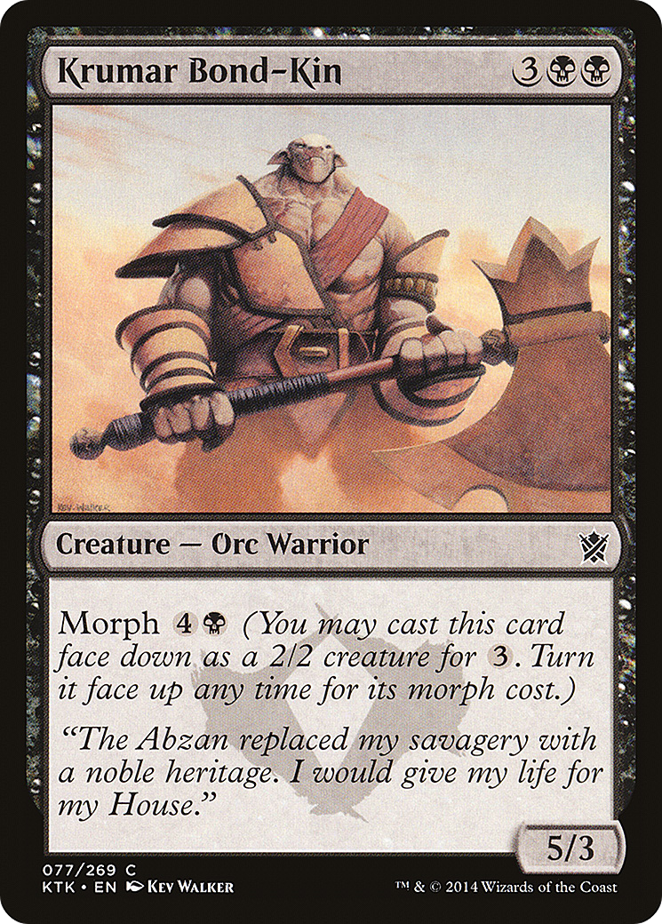 Krumar Bond-Kin (077) Foil - Khans of Tarkir