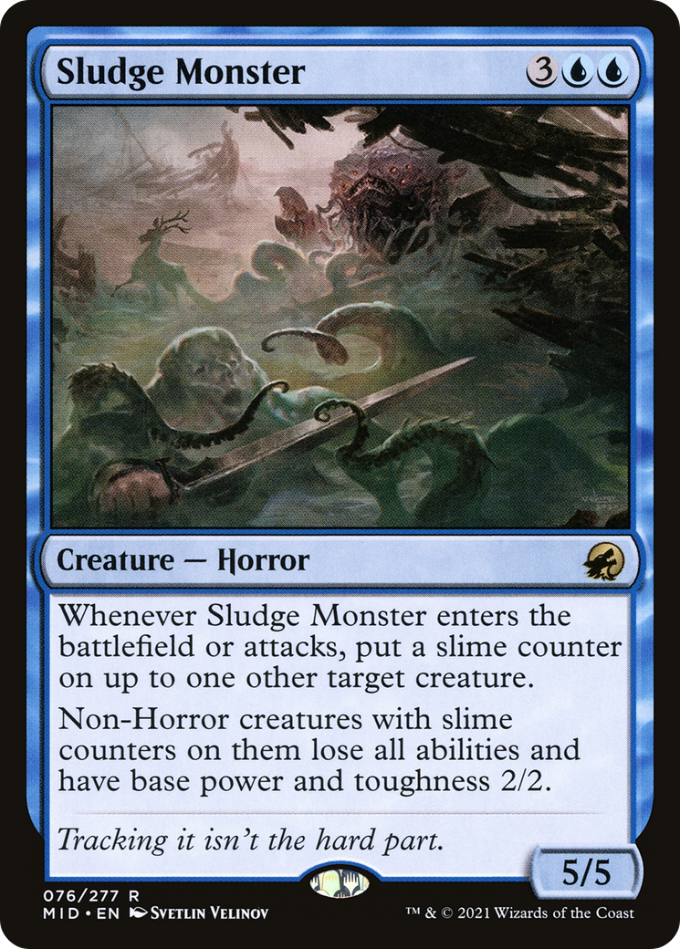 Sludge Monster (076) Foil - Innistrad: Midnight Hunt
