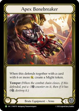 Apex Bonebreaker - FAB179 (FAB179) - Flesh and Blood: Promo Cards
