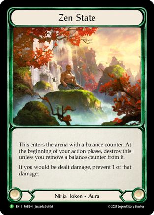 Zen State (FAB244) Rainbow Foil - FaB Promos