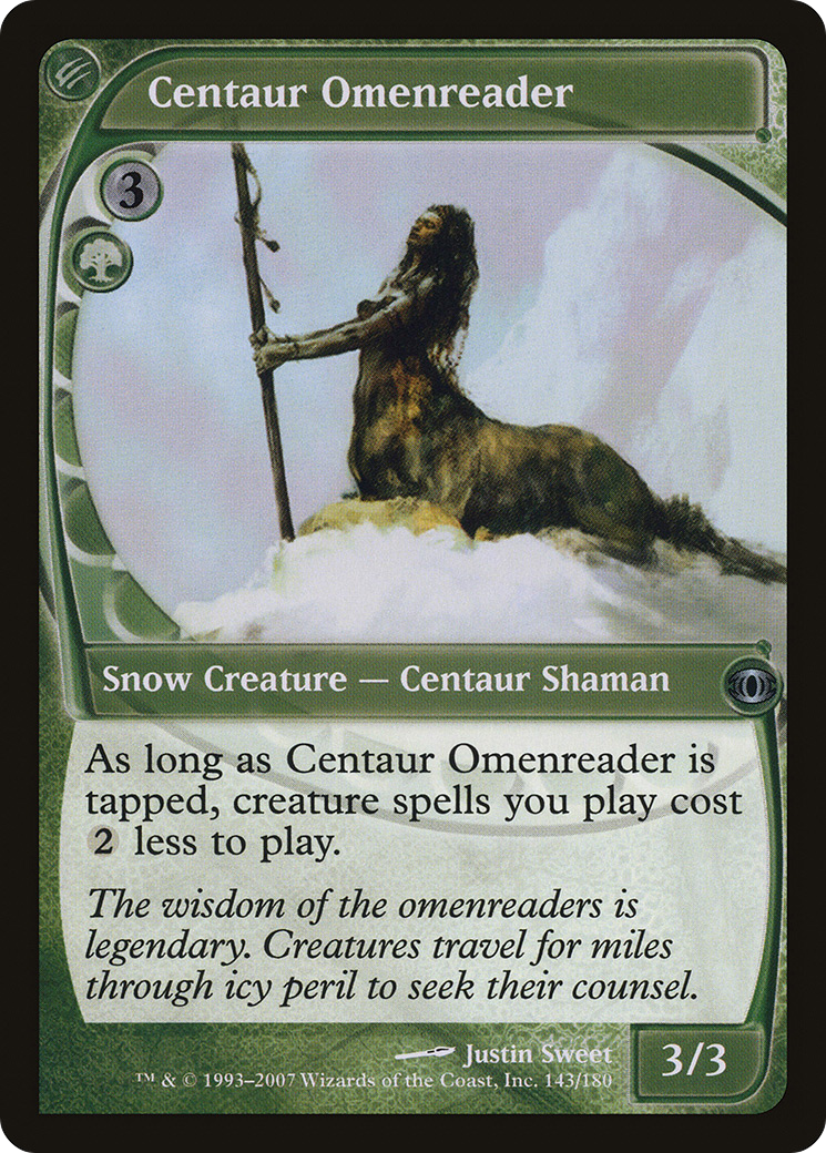 Centaur Omenreader (143) Foil - Future Sight