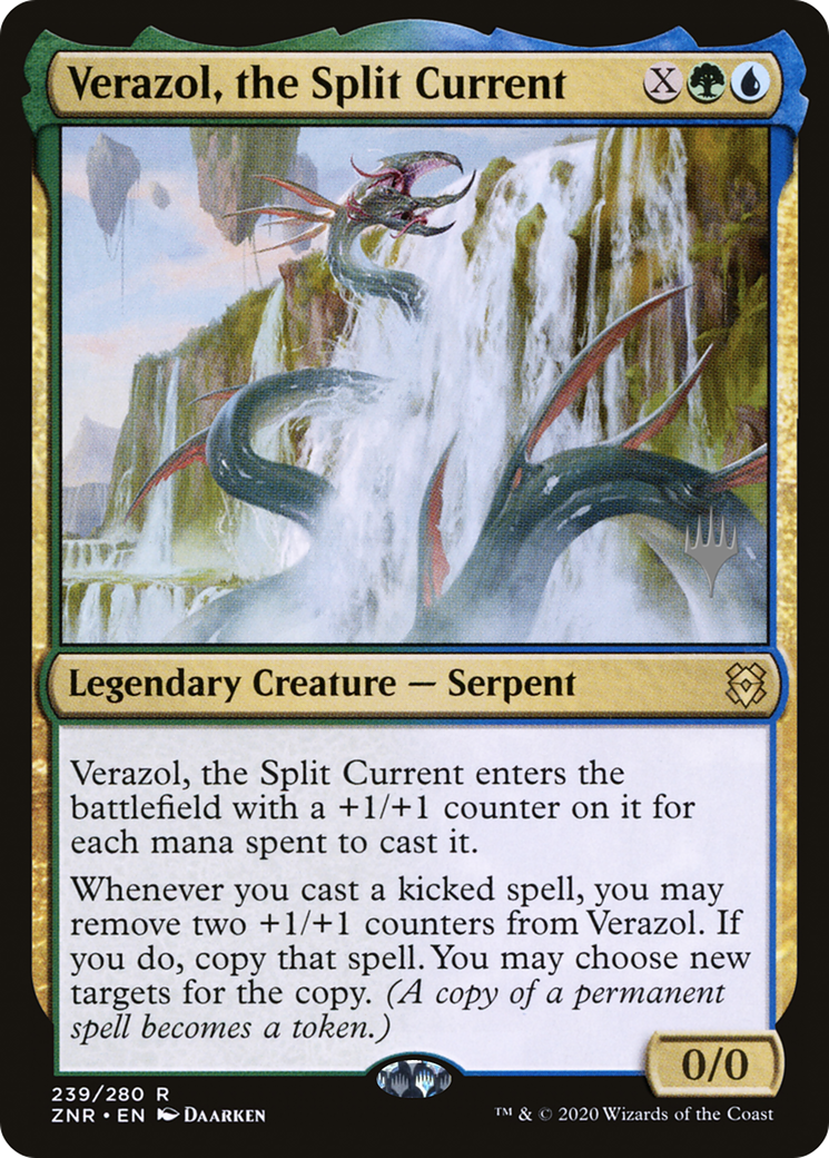 Verazol, the Split Current (239p) Foil - Zendikar Rising Promos