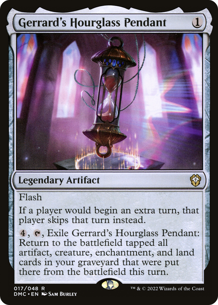 Gerrard's Hourglass Pendant (017) - Dominaria United Commander