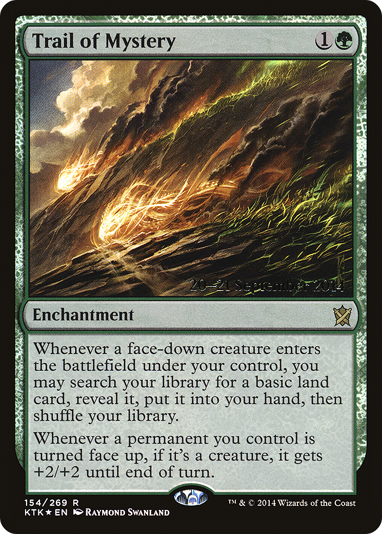 Trail of Mystery (154) Foil - Khans of Tarkir Promos