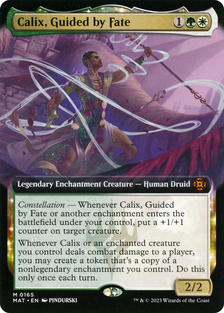 Calix, Guided by Fate (Extended Art) (165) - March of the Machine: The Aftermath