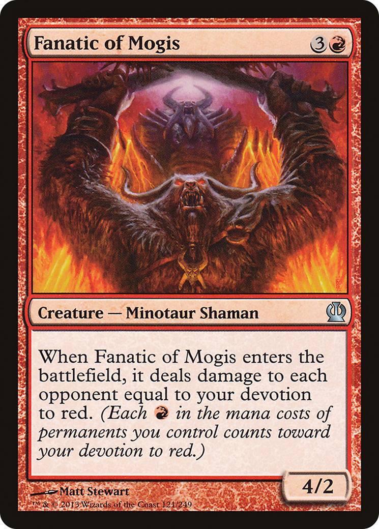 Fanatic of Mogis (121) Foil - Theros