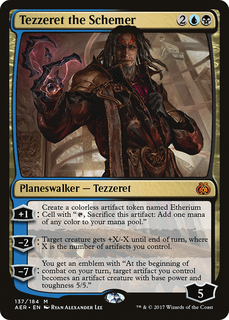 Tezzeret the Schemer (137) Foil - Aether Revolt
