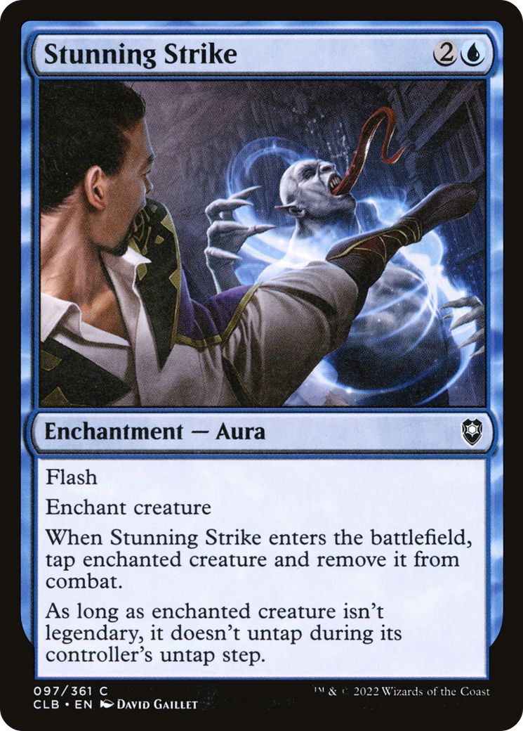 Stunning Strike (097) Foil - Commander Legends: Battle for Baldur's Gate