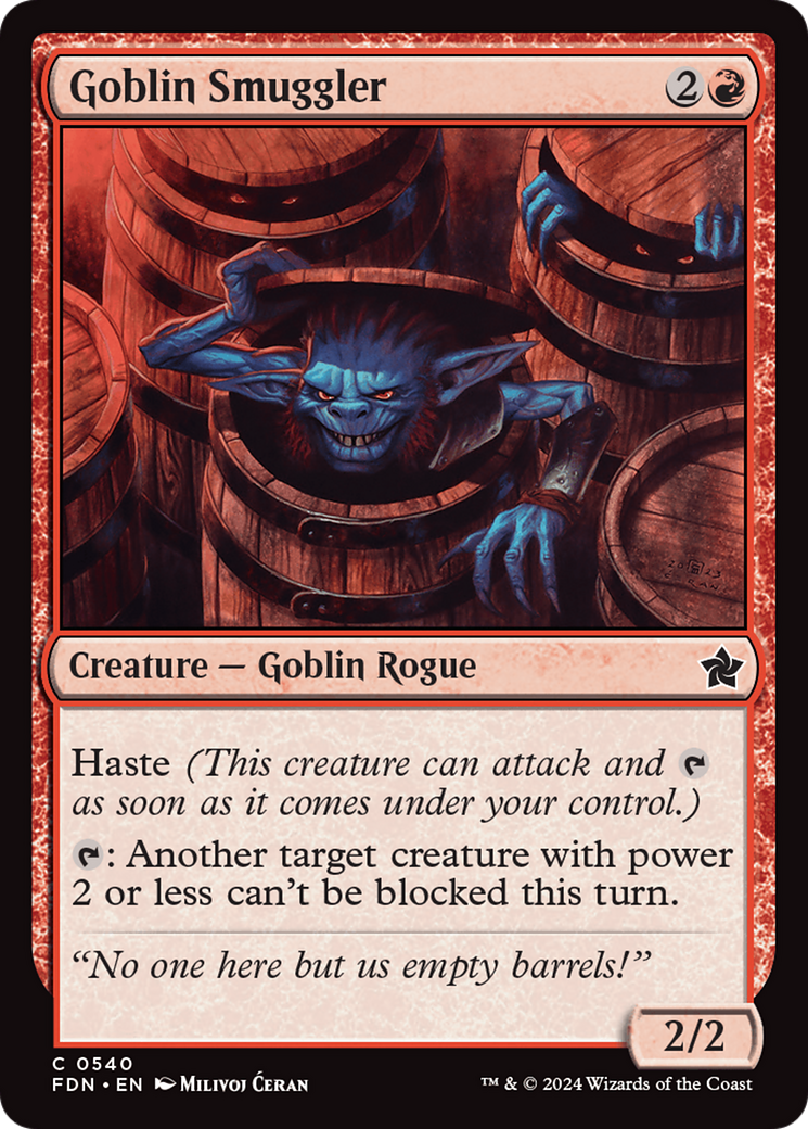 Goblin Smuggler (540) - Foundations