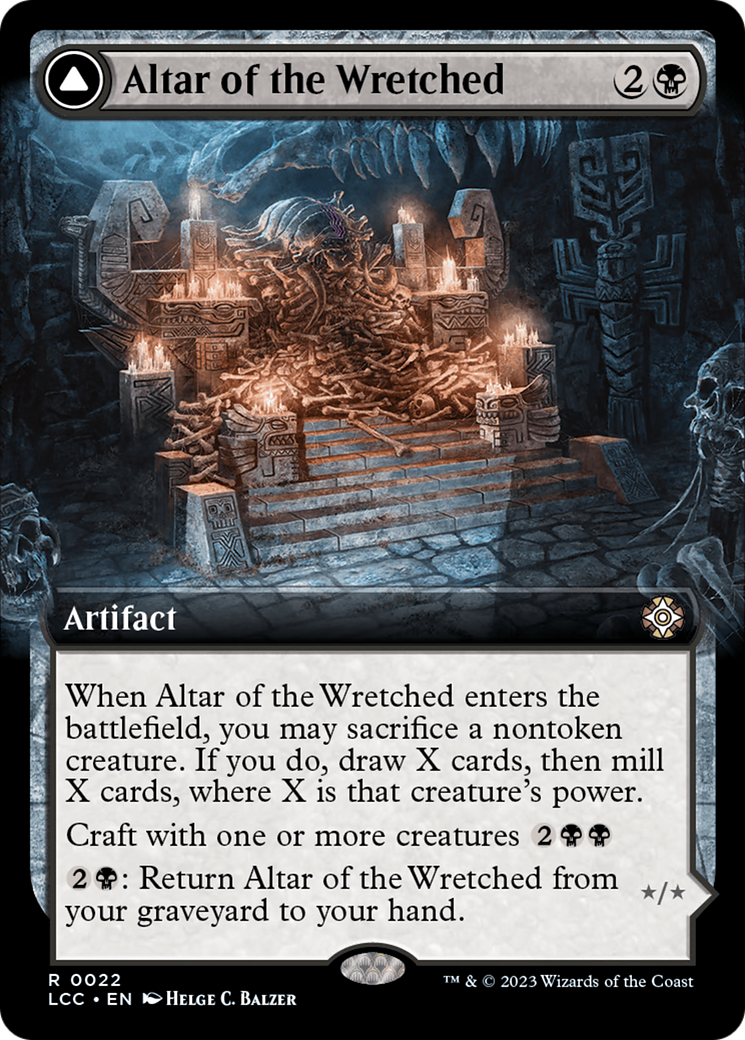 Altar of the Wretched (Extended Art) (022) Foil - The Lost Caverns of Ixalan Commander