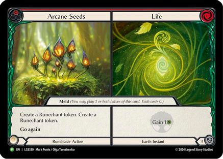 Arcane Seeds // Life - LGS350 (LGS350) Cold Foil - Flesh and Blood: Promo Cards