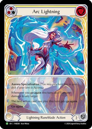 Arc Lightning (Extended Art) - FAB268 (FAB268) Rainbow Foil - Flesh and Blood: Promo Cards