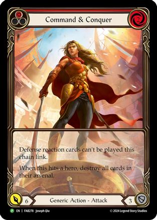 Command and Conquer (Extended Art) (FAB278) Rainbow Foil - FaB Promos