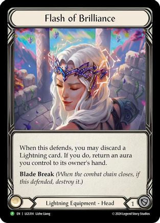 Flash of Brilliance - LGS314 (LGS314) Rainbow Foil - Flesh and Blood: Promo Cards