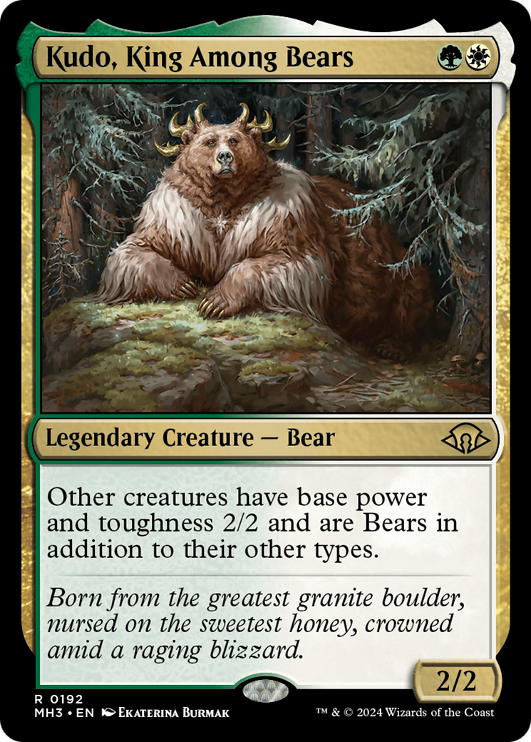 Kudo, King Among Bears (192) Foil - Modern Horizons 3