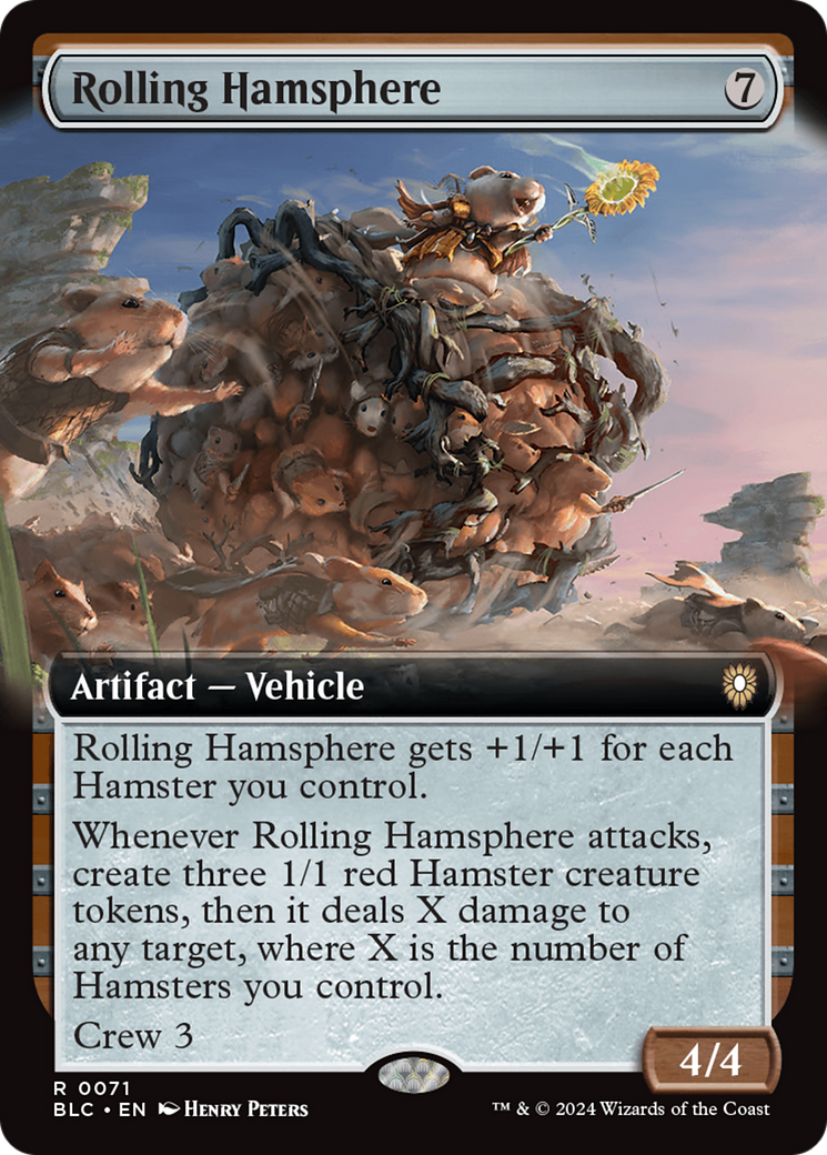 Rolling Hamsphere: (Extended Art) (071)