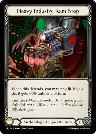 Heavy Industry Ram Stop (AIO005) Rainbow Foil - Armory Deck: Dash