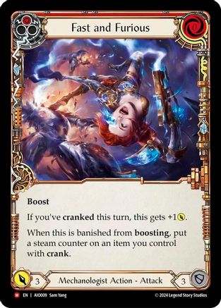 Fast and Furious (Red) (AIO009) - Armory Deck: Dash