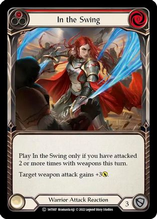 In the Swing (Red) (1HT007) - Historic Pack 1 Blitz Deck: Dorinthea