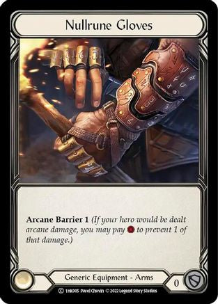 Nullrune Gloves (1HK005) - Historic Pack 1 Blitz Deck: Kano
