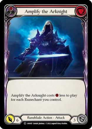 Amplify the Arknight (Red) (1HV007) - Blitz Deck: Historic Pack 1 - Viserai