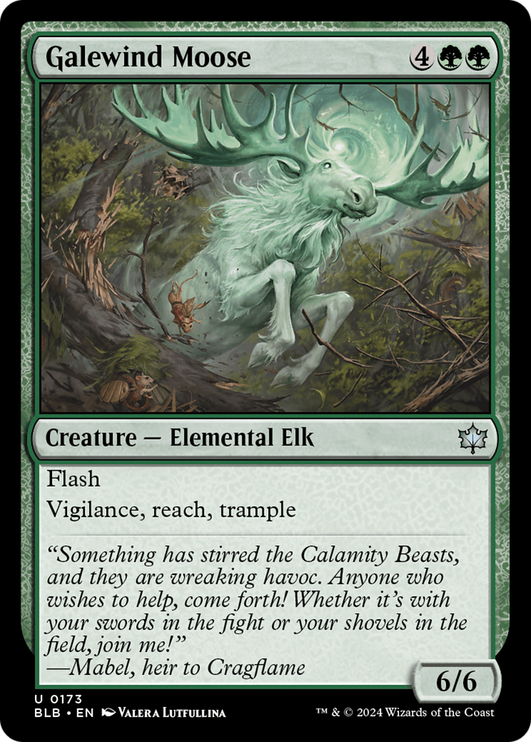 Galewind Moose (173) - Bloomburrow