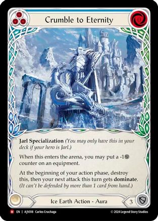 Crumble to Eternity (AJV018) - Armory Deck: Jarl Vetreidi