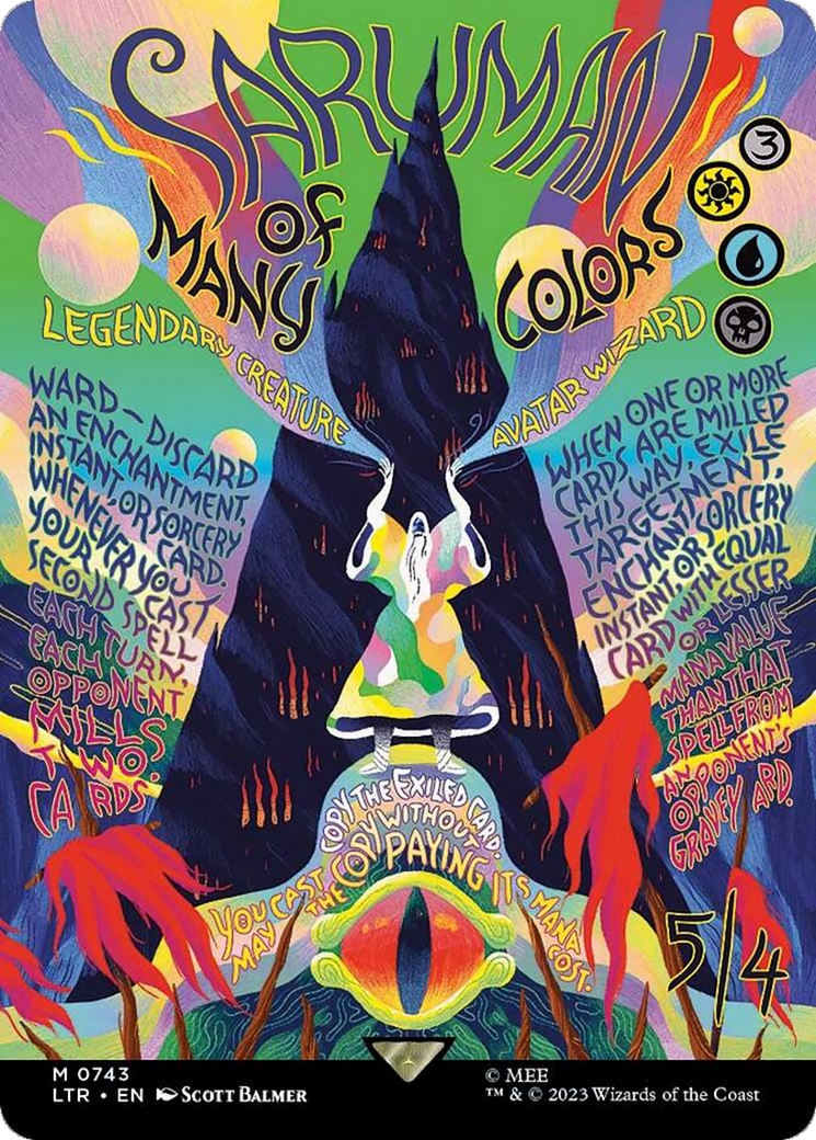 Saruman of Many Colors (Borderless Poster) (743) - The Lord of the Rings: Tales of Middle-earth