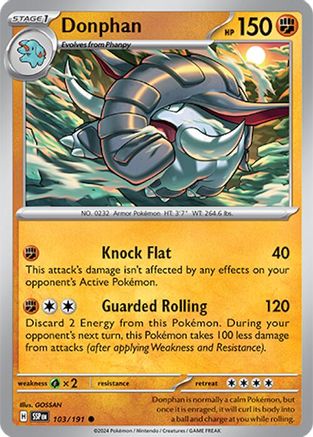 Donphan (103) - SV08 Surging Sparks