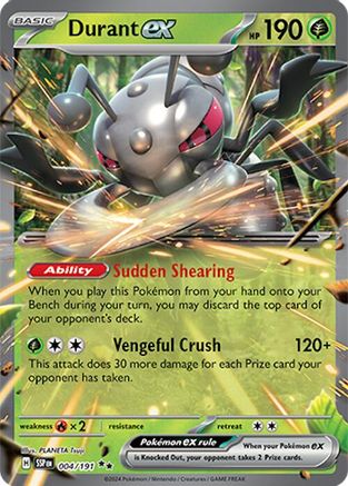 Durant ex (4) Holofoil - Surging Sparks