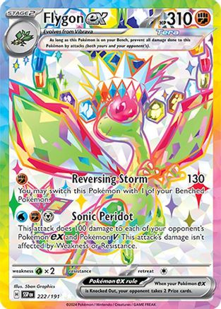 Flygon ex (222) Holofoil - Surging Sparks