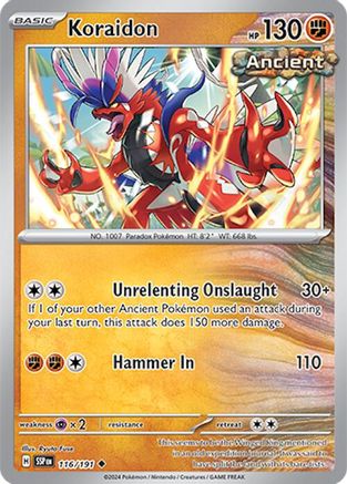 Koraidon (116) Reverse Holofoil - Surging Sparks