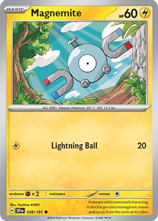 Magnemite (58) Reverse Holofoil - Surging Sparks