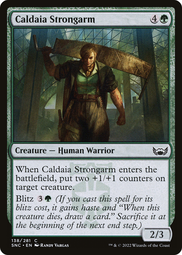 Caldaia Strongarm (138) Foil - Streets of New Capenna