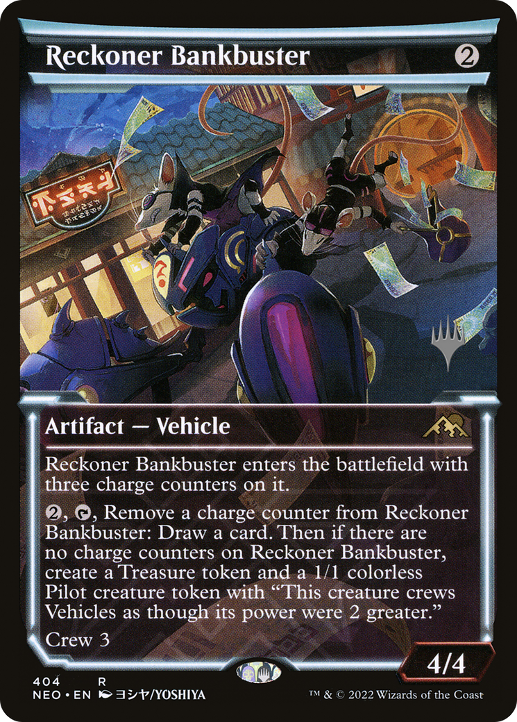 Reckoner Bankbuster (Showcase) (404) - Kamigawa: Neon Dynasty Promos