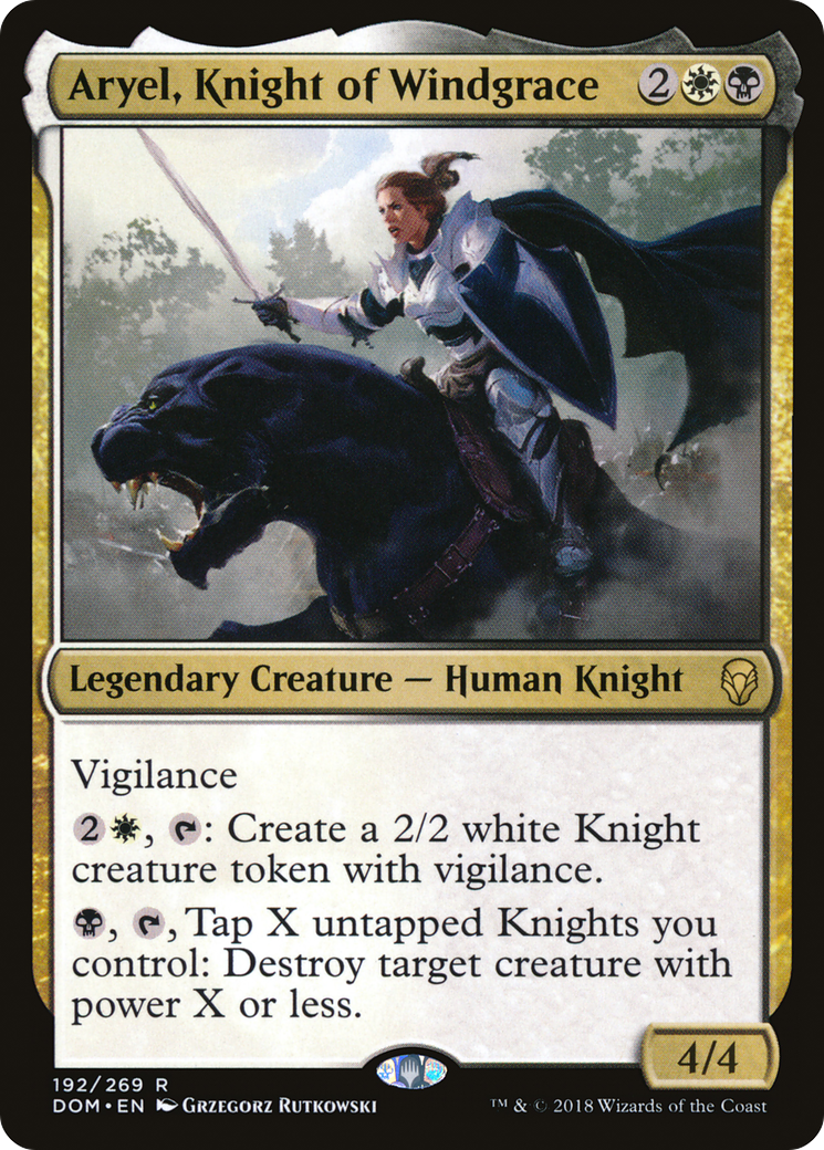 Aryel, Knight of Windgrace (192) Foil - Dominaria