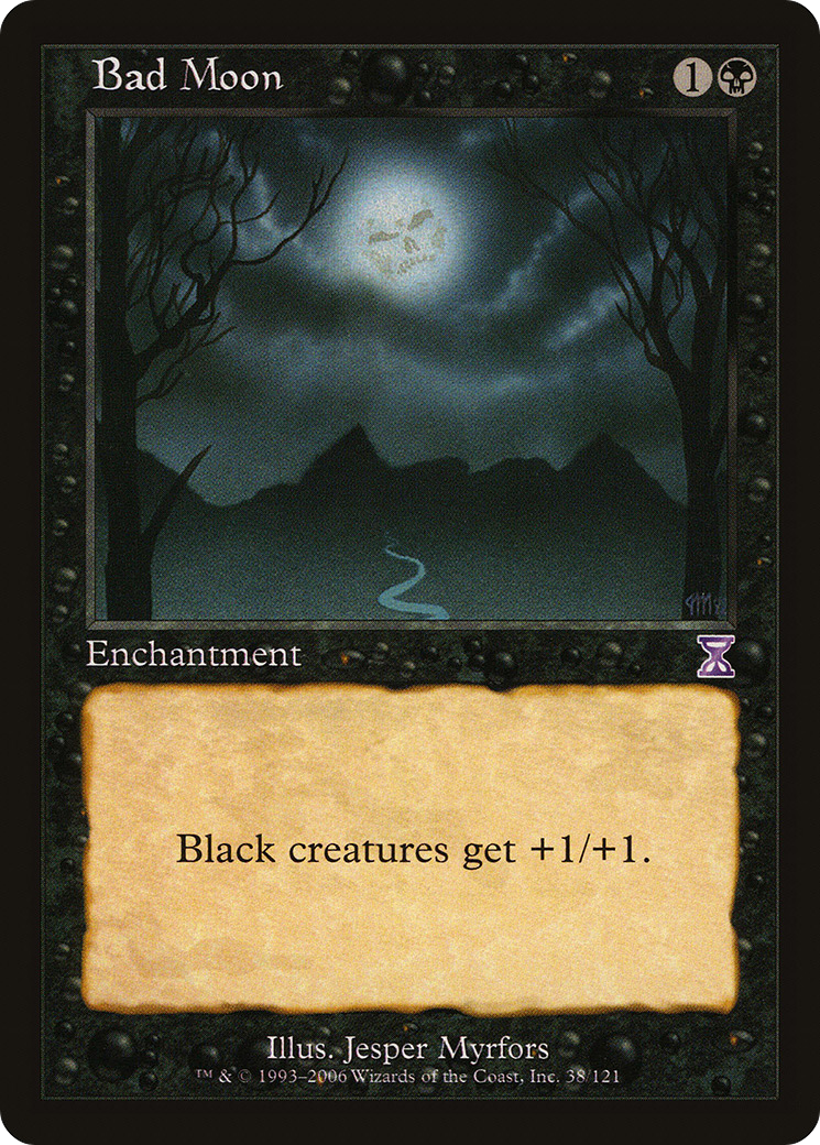 Bad Moon (Retro) (038) Foil - Time Spiral Timeshifted