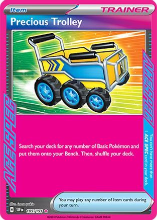 Precious Trolley (185) Holofoil - SV08 Surging Sparks