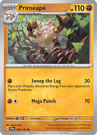 Primeape (99) - Surging Sparks