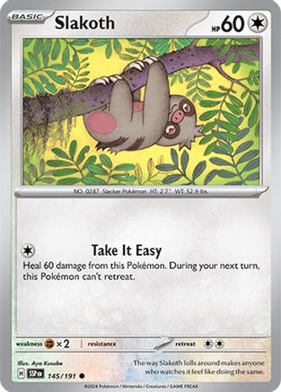 Slakoth (145) Reverse Holofoil - Surging Sparks