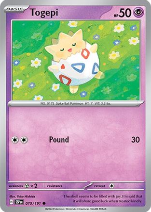 Togepi (70) Reverse Holofoil - Surging Sparks