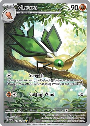 Vibrava (206) Holofoil - Surging Sparks