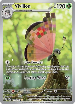 Vivillon (193) Holofoil - Surging Sparks
