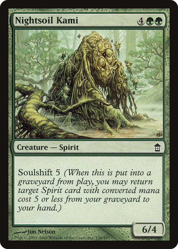 Nightsoil Kami (139) Foil - Saviors of Kamigawa