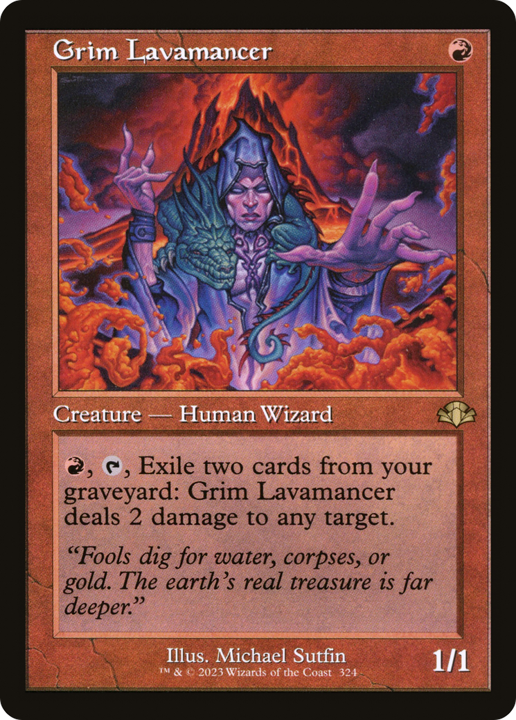 Grim Lavamancer (Retro) (324) - Dominaria Remastered
