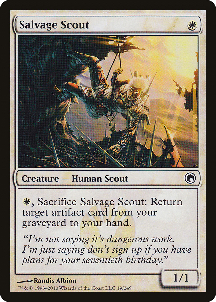 Salvage Scout (019) Foil - Scars of Mirrodin