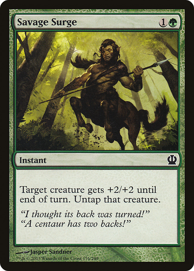 Savage Surge (176) Foil - Theros