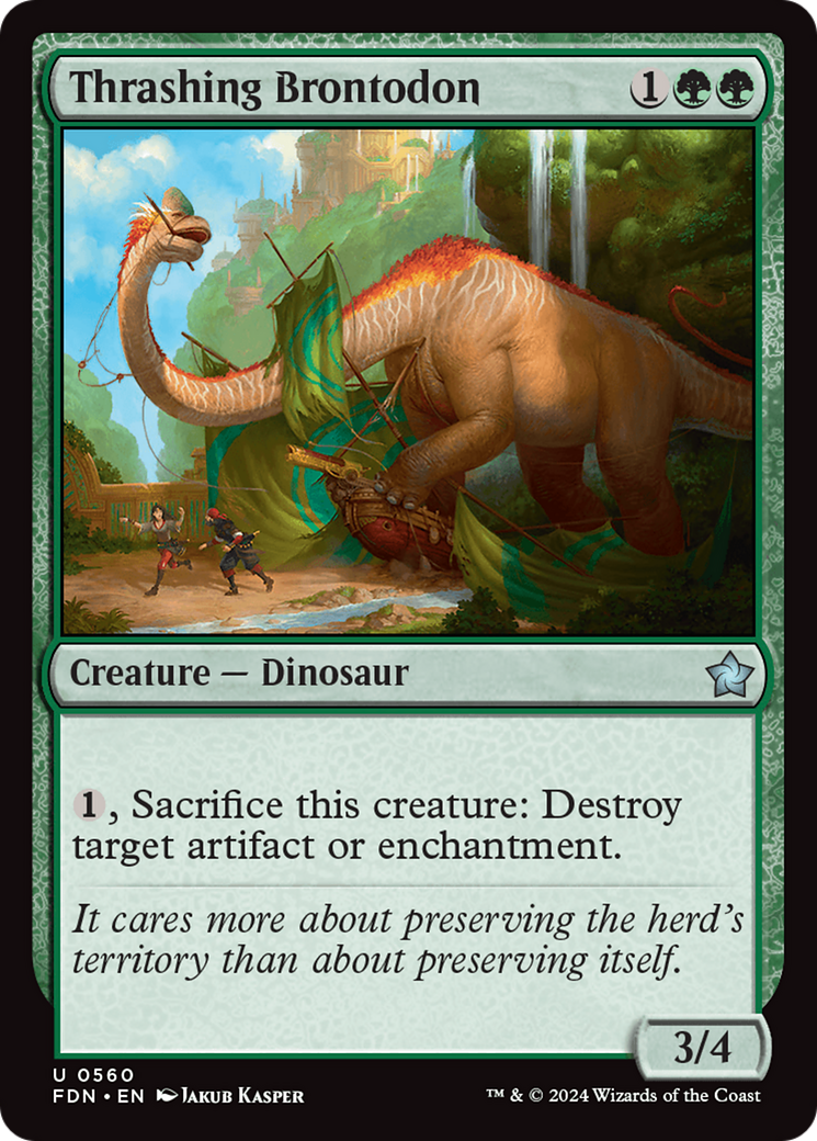 Thrashing Brontodon (560)