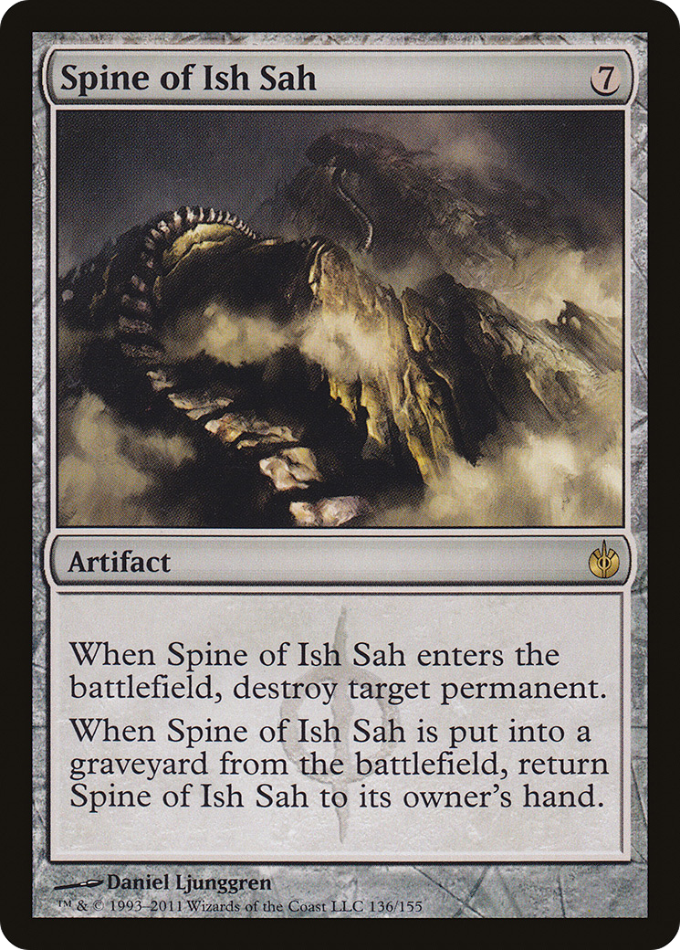 Spine of Ish Sah (136) Foil - Mirrodin Besieged